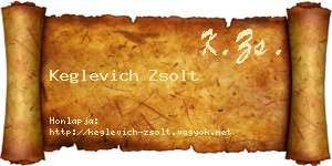 Keglevich Zsolt névjegykártya