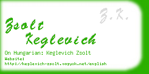zsolt keglevich business card